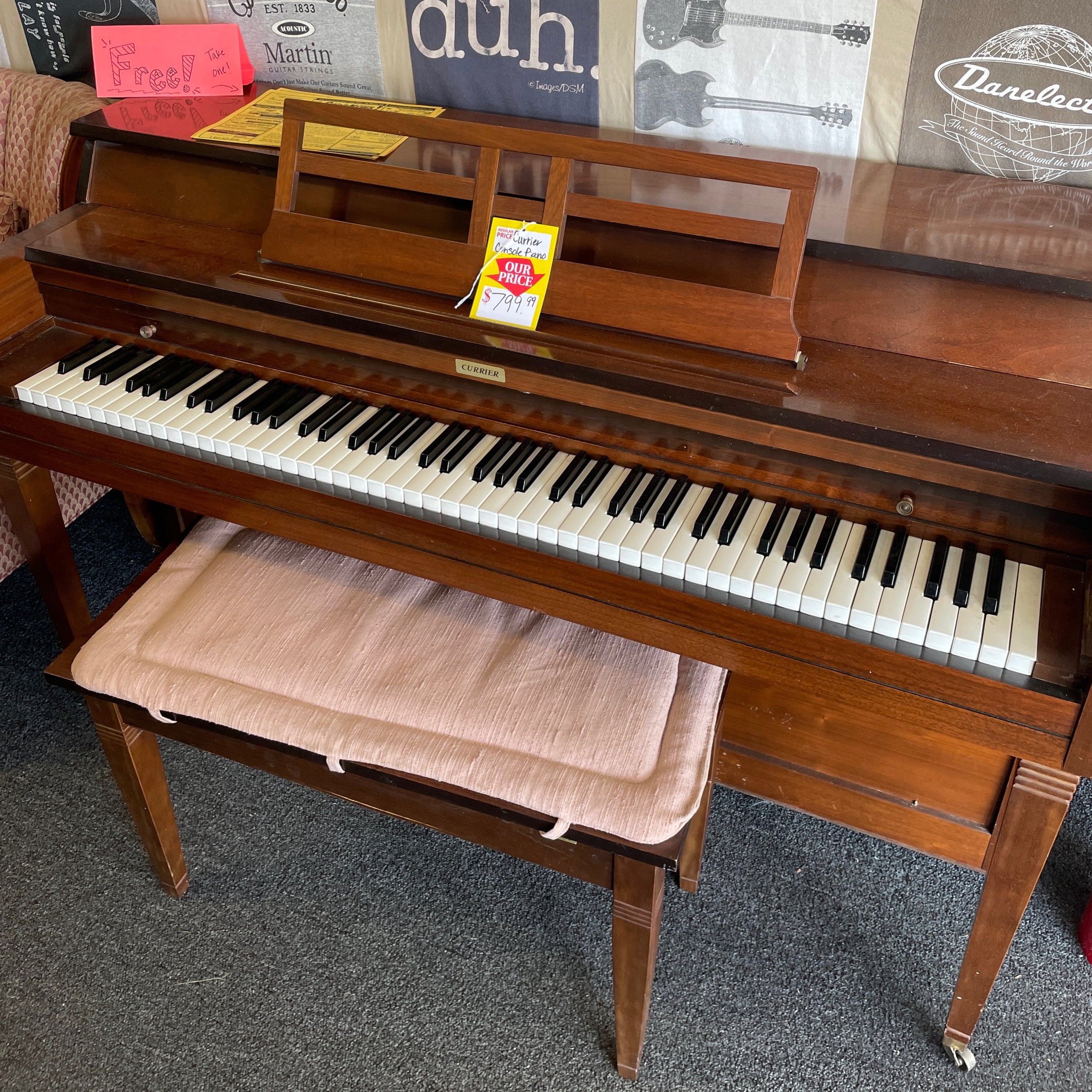 Pre Owned Currier Console Piano